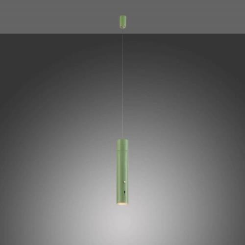 JUST LIGHT. Bevestig hanglamp, groen, ijzer