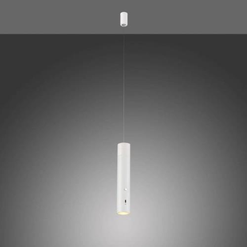 JUST LIGHT. Bevestig hanglamp, wit, ijzer