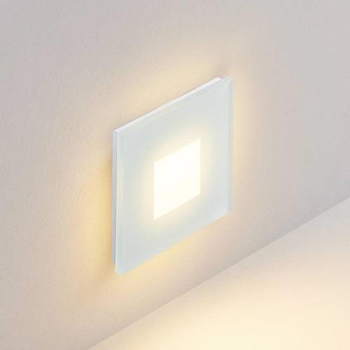 Molto Luce LED inbouwlamp Wand R68 Glas SQ, wit, aluminium, CCT