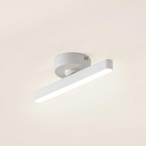 Lindby LED spot Eldrin, wit, 8.3W, 1-lamp, ijzer