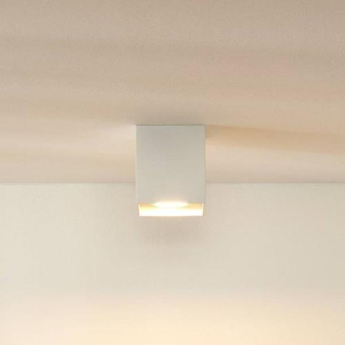 Bodi plafondspot, hoekig, wit, GU10, 1-lamp, aluminium