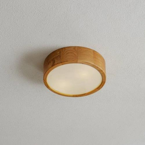 Plafondlamp Cleo DR275 IP54 eiken Ø 27,5 cm