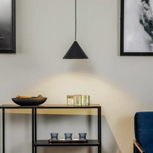 Hanglamp Zenith S met metalen kap in zwart