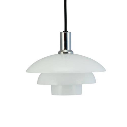 Dyberg Larsen Morph hanglamp, opaal, Ø 21 cm, glas