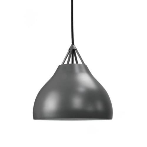 Dyberg Larsen Pyra hanglamp, Ø 29 cm, grijs, metaal