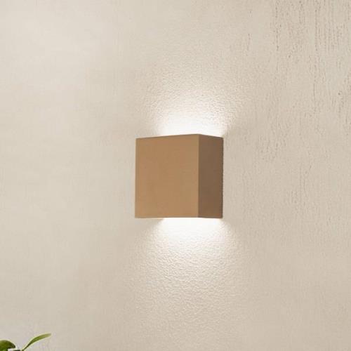 LED wandlamp Gianto up/down, goud