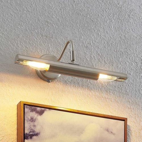 Lindby Hidari leeslamp met schakelaar, nikkel