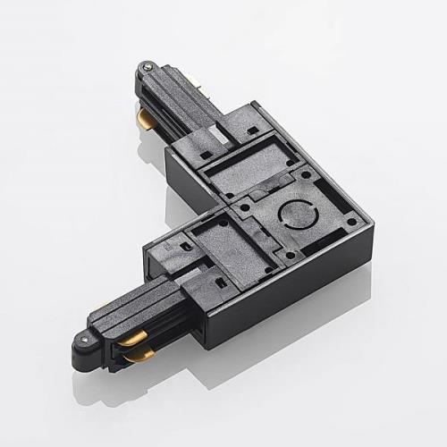 Lindby hoekconnector Linaro, zwart, 1-fase systeem