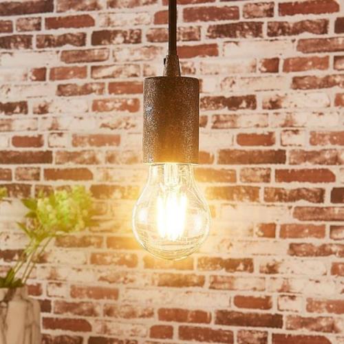 Eenvoudige hanglamp Jake, antiek roest