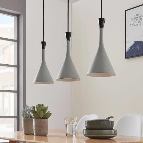 Hanglamp Flynn voor de eettafel met drie lampen