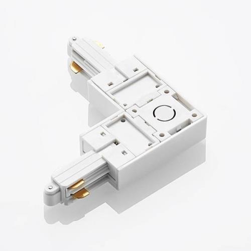 Lindby hoekconnector Linaro, wit, 1-fase systeem