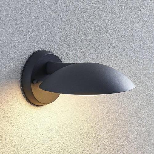 LED buitenwandlamp Maive in donkergrijs