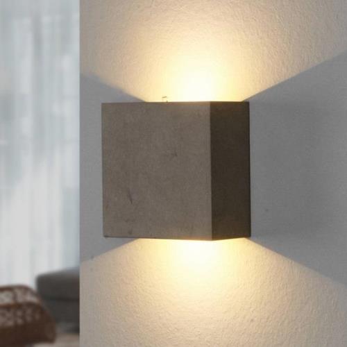 Yva - LED wandlamp van beton