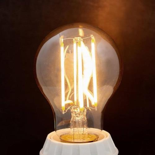 E27 LED filament lamp 6W 500 lm, amber, 1.800 K